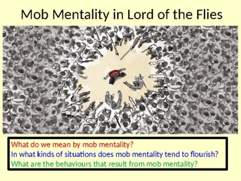 mob mentality in lord of the flies