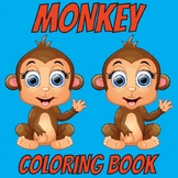 monkey coloring book for kids (monkey coloring pages)