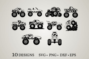 Free Free 208 Monster Truck Silhouette Svg SVG PNG EPS DXF File