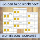 montessori golden beads worksheet