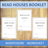 montessori math: bead houases booklets book 1/2 and 3