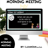 morning meeting slides / SEL / may slides / morning activities