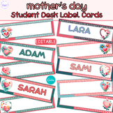 mother's day Student Desk Label cards - mother's day stude