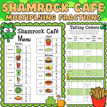 Preview of St. Patrick's Math: Multiplying Fractions