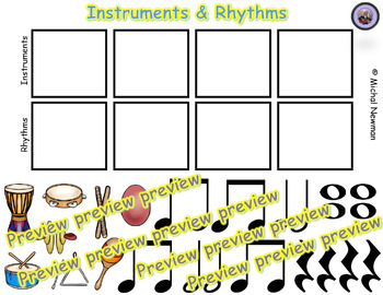 Preview of music - musical instruments & rhythms - interactive game