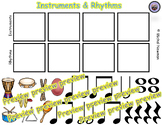 music - musical instruments & rhythms - interactive game