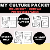 my culture coloring dual bilingual ELL ESL newcomer activi