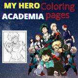 my hero academia coloring pages printable ctivity book