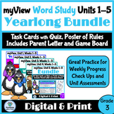 myView Grade 3 Units 1-5 Weeks 1-5 YEARLONG Word Study BUN