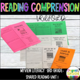 myView Literacy 3rd Grade Unit 1 Trifold Reading Comprehen