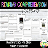 myView  4th Grade Unit 1 Trifold Reading Comprehension