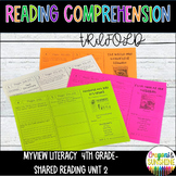 myView  4th Grade Unit 2 Trifold Reading Comprehension