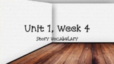 myView - Unit 1 Week 4 vocabulary slides