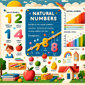Preview of natural numbers with poster