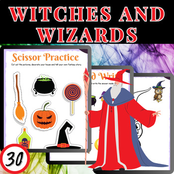 Preview of nchanted Adventures: Witches and Wizards Activities for Magical Minds!