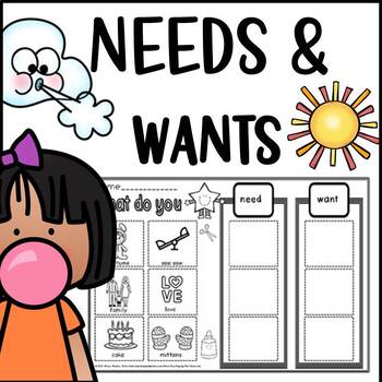Preview of need and wants sort