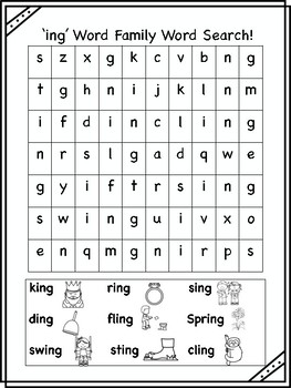 ng Word Family Word Searches! 4 word searches by Lauren McIntyre