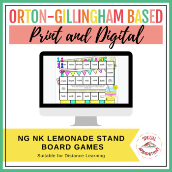 Preview of NG NK Welded Sounds Board Games (Lemonade Stand Theme) | Print & Digital