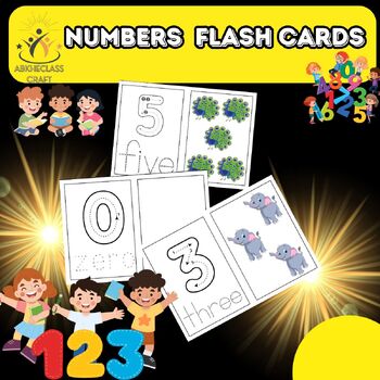 Preview of numbers 0 to 10 flash cards, Number Sense, Count Subitize Ten Frames