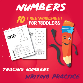 Preview of numbers writing practice