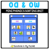 oa & ow Mini Phonics Sorting Unit