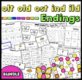 old, lost, olt, ind, ild Worksheets, Games, Puzzles BUNDLE