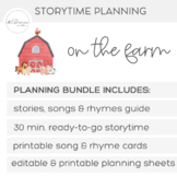 on the Farm | Storytime Planning Bundle