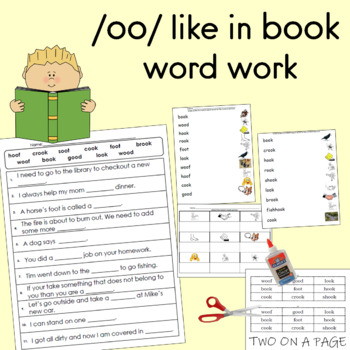 Preview of /oo/ Like in Book Word Work