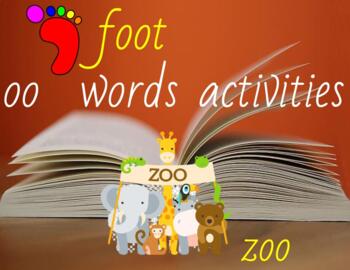 Preview of oo sound worksheets / double oo words / oo words