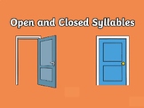 open and closed syllables worksheet Activitie ppt