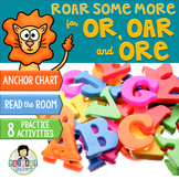or, -ore, -oar Word Work ~Phonics~ Activity Pack-