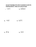 order of operations with rational numbers 2