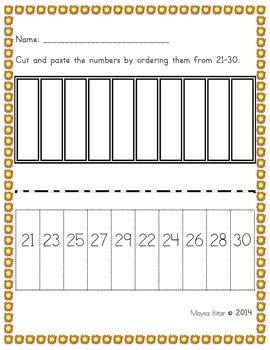 ordering numbers 1 100 by smarties and beyond teachers pay teachers