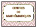 organisation Rotations Centres (ateliers) de Math.