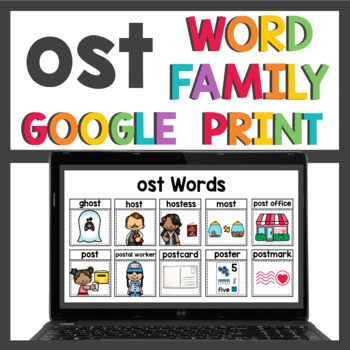 ost Word Family by Teaching Superkids | Teachers Pay Teachers