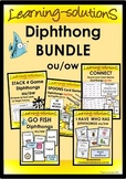 ou/ow Diphthong GAMES BUNDLE for Intervention, Consolidati