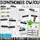ou ow Diphthongs Worksheets, Spelling Activities and 2nd G