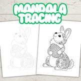outline and coloring animals mandala, Mandala art, mandala