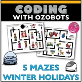ozobots™ Maze Winter Holidays around the World Hour of Cod