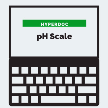 Preview of pH Scale Acids, Bases, Neutrals, and Indicators HyperDoc (pdf download w/ link)