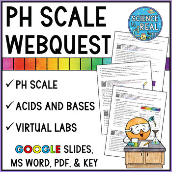 Preview of pH Scale Webquest