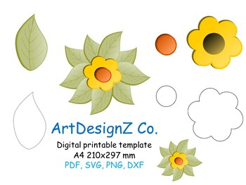 Free Free 176 Sunflower Stencil Svg Free SVG PNG EPS DXF File