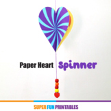 paper heart spinner
