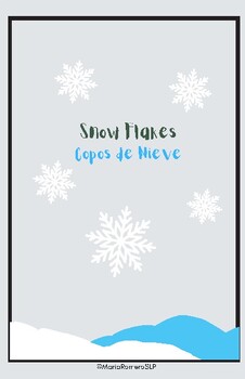 Preview of paquete de copo de nieve /snow flake packet