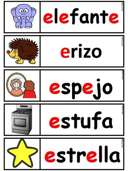 Preview of pared de palabras ( Letras Ch Ll rr incluidas)