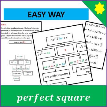 Preview of perfect square trinomial