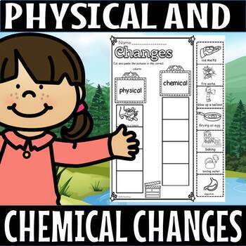 Preview of physical and chemical change cut and paste