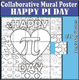 Pi day math activities coloring bulletin board collaborati