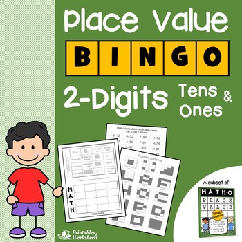 2-digit Place Value Game, Place Value Bingo 2nd Grade Expanded Form 