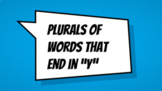 plural nouns minilesson 2